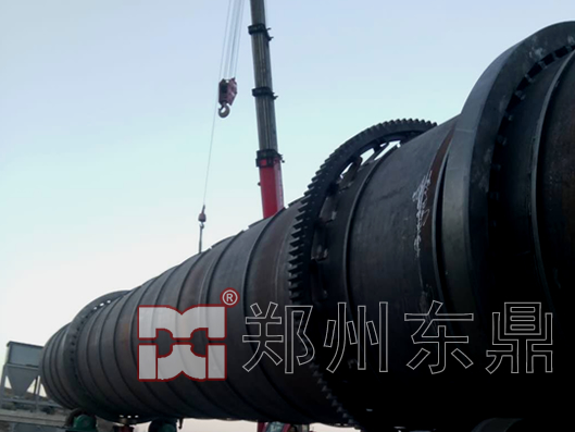 元旦后煤泥烘干項目繼續(xù)施工